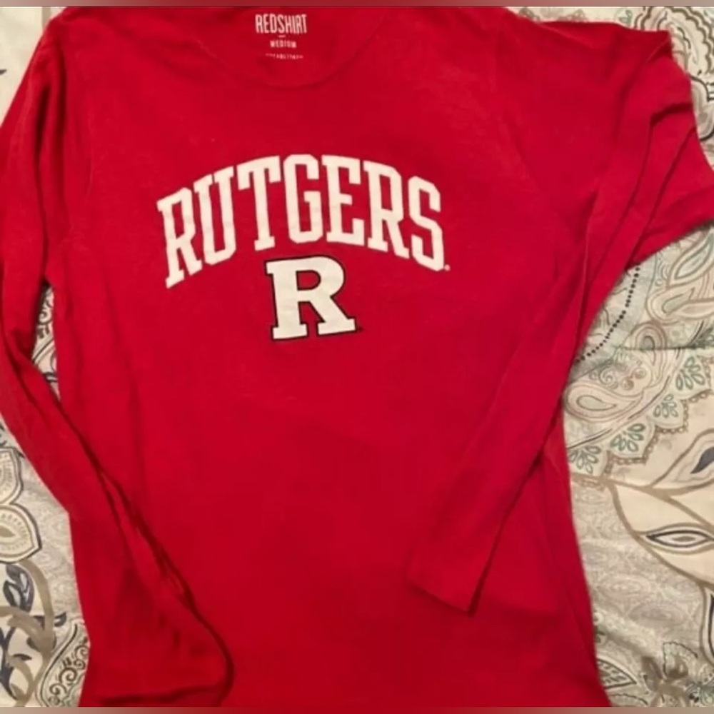 Rutgers Long Sleeve Tee by Redshirt Size Medium